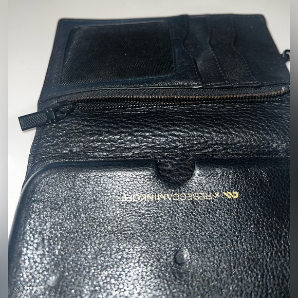 Rebecca Minkoff Black Fringe Leather Crossbody Bag or Clutch - Picture 6 of 9